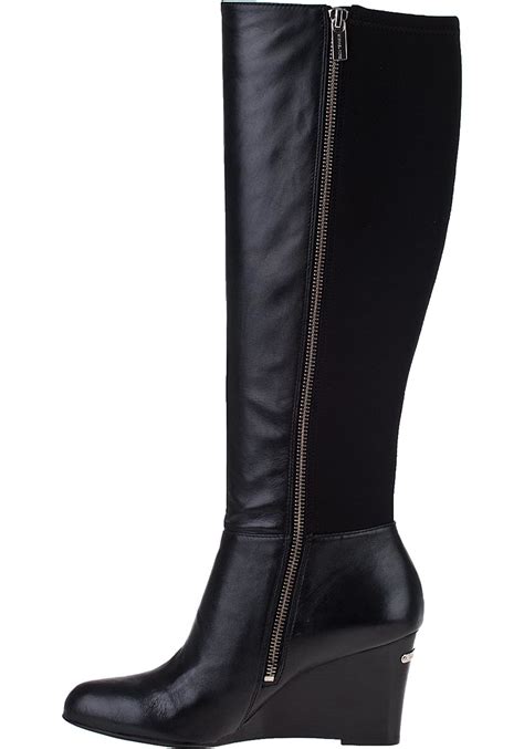 michael kors tall wedge boots|zappos michael kors boots.